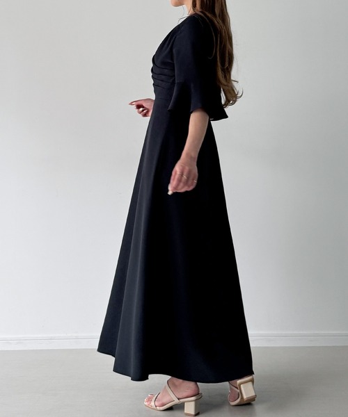 セール】カシュクールドレープワンピース（ワンピース）｜JUNOAH