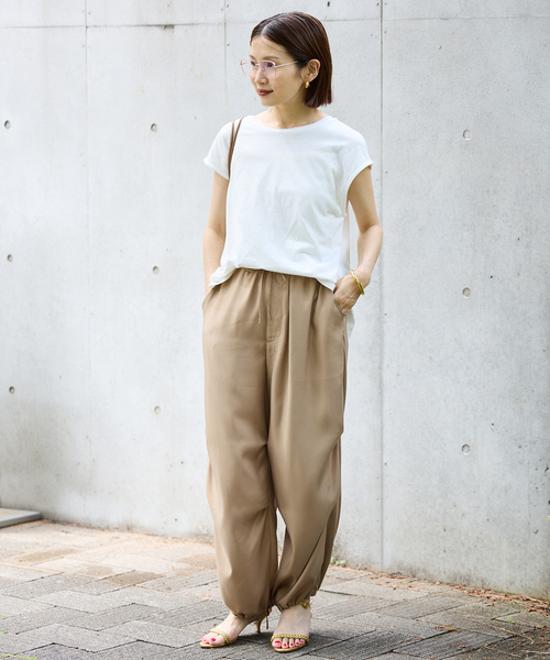 セール】リネンコンバックノットプルオーバー（Tシャツ