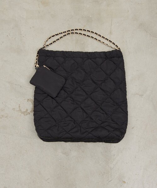 GALLARDAGALANTE(ガリャルダガランテ)の「【2.718】キルティングチェーンバッグ(トートバッグ・レディース・ブラック/ブラウン・FREE)」の10枚目の写真