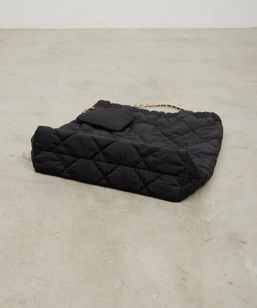 GALLARDAGALANTE(ガリャルダガランテ)の「【2.718】キルティングチェーンバッグ(トートバッグ・レディース・ブラック/ブラウン・FREE)」の11枚目の写真
