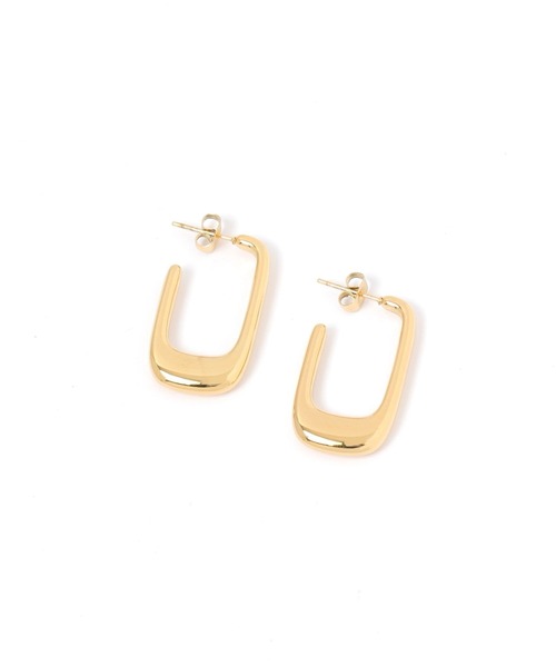 GEORGE'S（ジョージズ）の「スクエアフープピアス（ピアス（両耳用）・レディース・イエロー・FREE）」の3枚目の写真