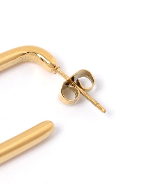 GEORGE'S（ジョージズ）の「スクエアフープピアス（ピアス（両耳用）・レディース・イエロー・FREE）」の4枚目の写真