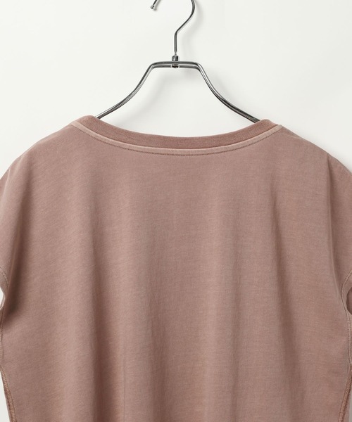 BAYFLOW(ベイフロー)の「フェードシルケットフォトT(Tシャツ/カットソー・レディース・オフホワイト/ピンク/チャコール・FREE)」の11枚目の写真