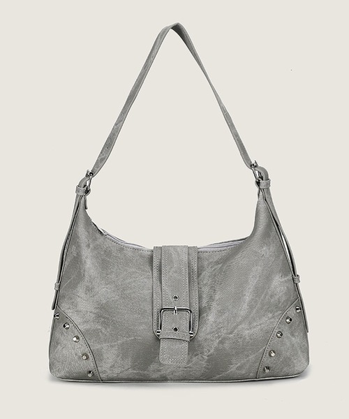 florist（フローリスト）の「ベルトデザイングランジトートバッグ/ショルダーバッグ（トートバッグ・レディース・グレー/ブラウン・FREE）」の3枚目の写真