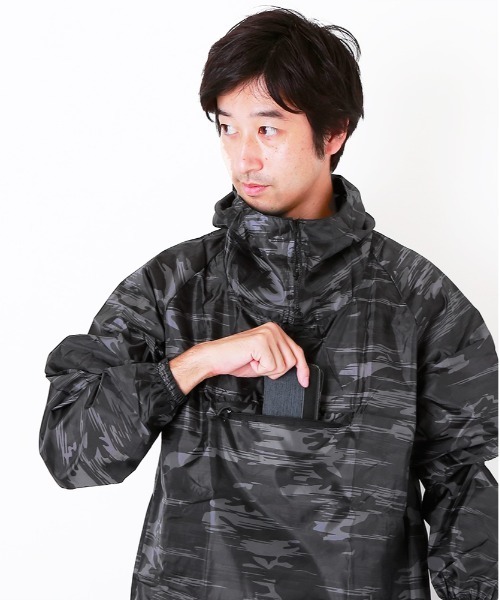 Kajimeiku（カジメイク）の「カジメイク Kajimeiku 2274 迷彩プルオーバー（その他アウター・レディース・ブルー/ブラック・XL/3L/M/L/5L）」の3枚目の写真