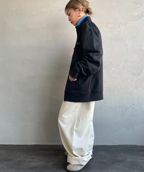 フレッドペリー フード付きジップスルースウェットシャツ WEB先行予約】[FRED PERRY/フレッドペリー] ジップスルー