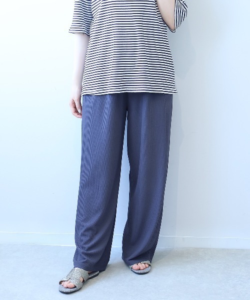 leswel（レスウェル）の「【L～5L 大きいサイズ】【接触冷感】ミニテレコイージーパンツ（その他パンツ・レディース・キャメル/チャコールグレー・L/LL/3L/4L/5L）」の7枚目の写真