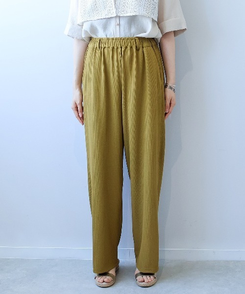 leswel（レスウェル）の「【L～5L 大きいサイズ】【接触冷感】ミニテレコイージーパンツ（その他パンツ・レディース・キャメル/チャコールグレー・L/LL/3L/4L/5L）」の12枚目の写真