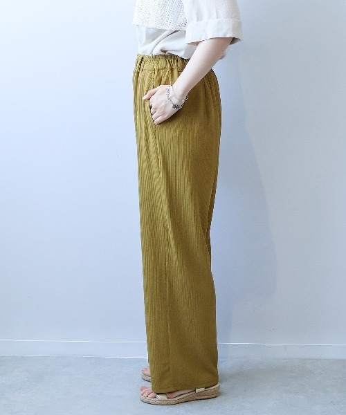 leswel（レスウェル）の「【L～5L 大きいサイズ】【接触冷感】ミニテレコイージーパンツ（その他パンツ・レディース・キャメル/チャコールグレー・L/LL/3L/4L/5L）」の13枚目の写真