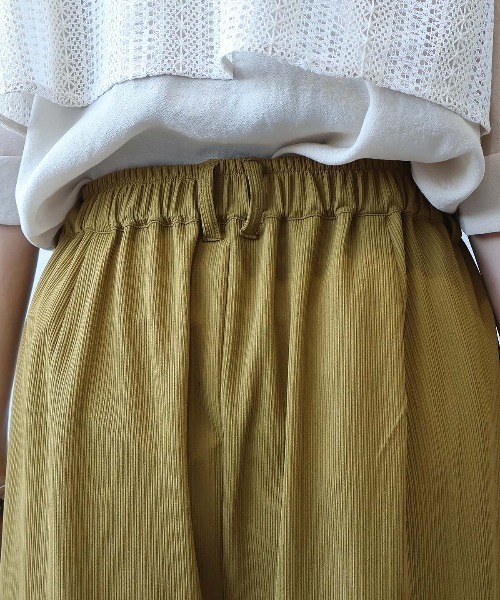 leswel（レスウェル）の「【L～5L 大きいサイズ】【接触冷感】ミニテレコイージーパンツ（その他パンツ・レディース・キャメル/チャコールグレー・L/LL/3L/4L/5L）」の16枚目の写真