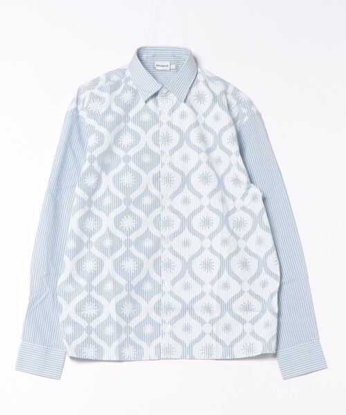 Desigual（デシグアル）の「ストライプ柄の長袖シャツ（シャツ/ブラウス・メンズ・ブルー・S/M/XL/L）」の7枚目の写真