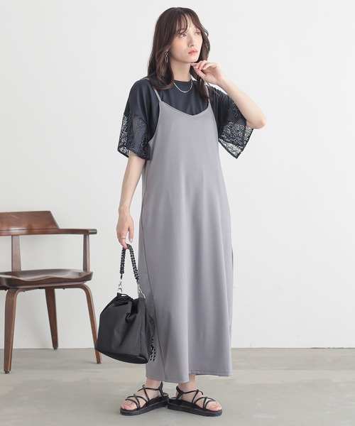 n'OrLABEL(ノアールレーベル)の「レーススリーブカットソー(Tシャツ/カットソー・レディース・ネイビー/オフホワイト/ブラック・2/1)」の13枚目の写真