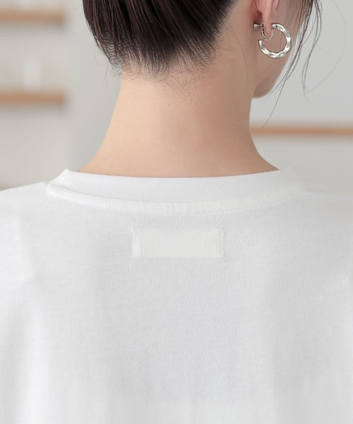 n'OrLABEL(ノアールレーベル)の「レーススリーブカットソー(Tシャツ/カットソー・レディース・ネイビー/オフホワイト/ブラック・2/1)」の22枚目の写真