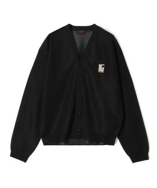 CABaN／ニット CABaN ウールハンドニット ケーブルカーディガン