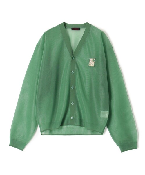caban キャバン　カーディガン CABaN(キャバン) コットンカシミア クルーネックカーディガン