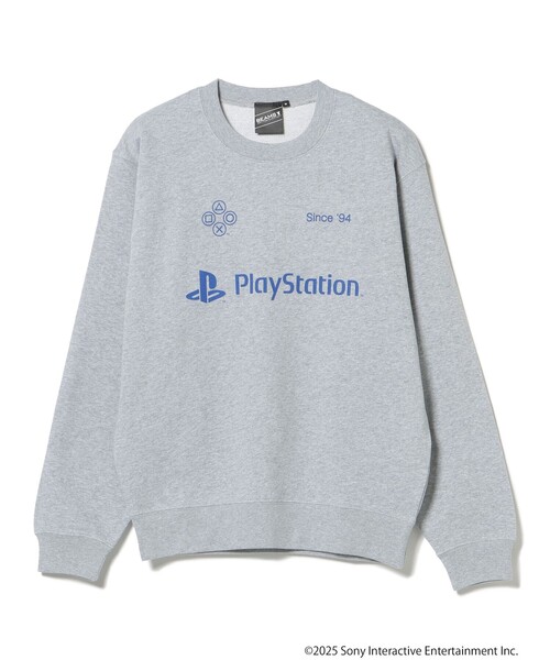 BEAMS T(ビームスティー)の「BEAMS T / PlayStation(TM) CREWNECK(スウェット・メンズ・ブラック/グレー・L/M/S/XL)」の4枚目の写真