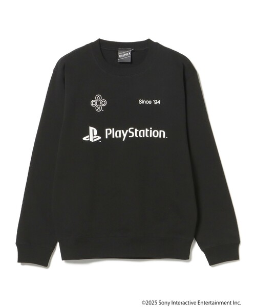 BEAMS T(ビームスティー)の「BEAMS T / PlayStation(TM) CREWNECK(スウェット・メンズ・ブラック/グレー・L/M/S/XL)」の9枚目の写真
