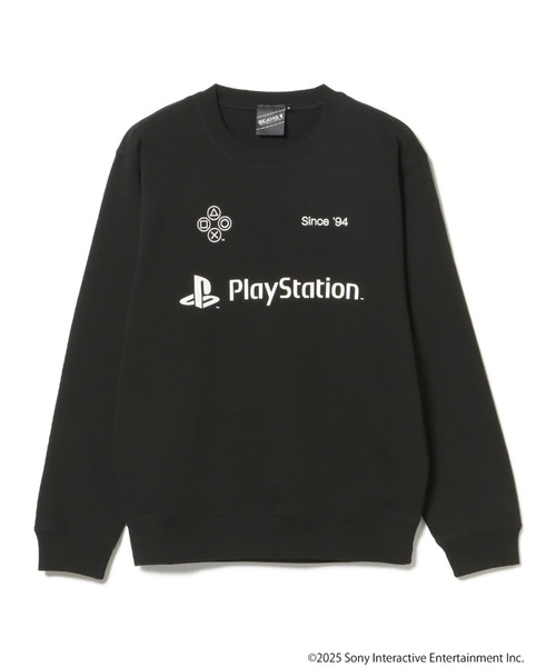 BEAMS T(ビームスティー)の「BEAMS T / PlayStation(TM) CREWNECK(スウェット・メンズ・ブラック/グレー・L/M/S/XL)」の2枚目の写真