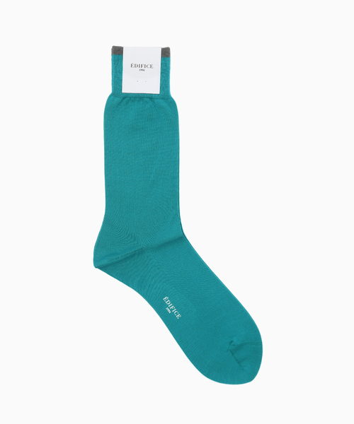 EDIFICE（エディフィス）の「ハイゲージスムース（ソックス/靴下・メンズ・オレンジ系その他/ブルー/ベージュ/ブラック/ホワイト・FREE）」の4枚目の写真