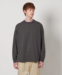 新品タグ付き ロエフ ユニセックス ボーダーカットソー ワイドロングスリーブ黒白 LOEFF|ロエフのTシャツ/カットソー(ボーダー柄)通販 - ZOZOTOWN