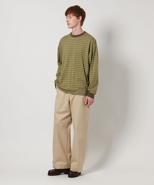 tシャツ 「LOEFF」マルチボーダー ロングスリーブ カットソー  UNISEX レディース メンズ LOEFF＞マルチボーダー ロングスリーブ カットソー UNISEX（T
