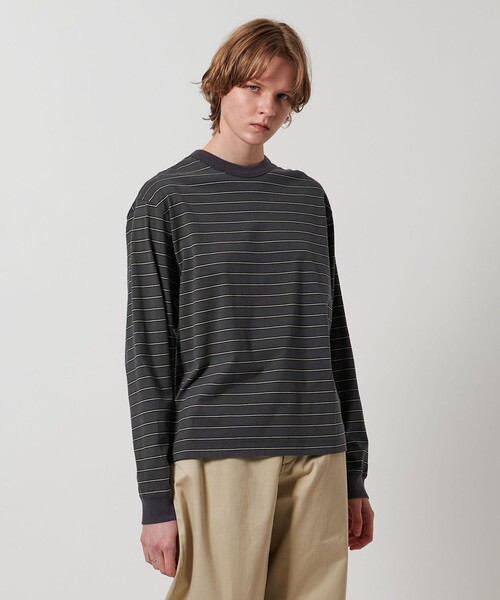 LOEFF ロエフ ブルーベリー サーマル ショートスリーブ カットソー LOEFF｜オーガニックコットン クレセントスリーブ Tシャツ