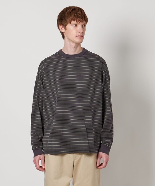 LOEFF(ロエフ)の「<LOEFF>マルチボーダー ロングスリーブ カットソー UNISEX(Tシャツ/カットソー・レディース・ダークグレー/ベージュ・0/1/2)」の22枚目の写真