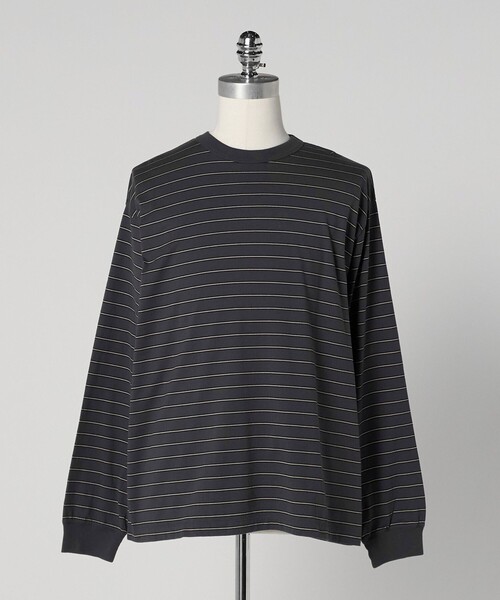 tシャツ 「LOEFF」マルチボーダー ロングスリーブ カットソー  UNISEX レディース メンズ LOEFF＞マルチボーダー ロングスリーブ カットソー UNISEX（T