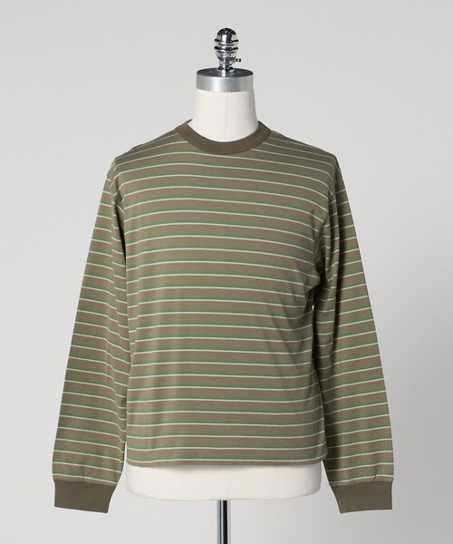 tシャツ 「LOEFF」マルチボーダー ロングスリーブ カットソー  UNISEX レディース メンズ LOEFF＞マルチボーダー ロングスリーブ カットソー UNISEX（T