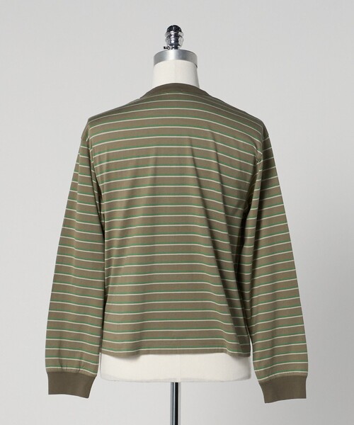 LOEFF(ロエフ)の「<LOEFF>マルチボーダー ロングスリーブ カットソー UNISEX(Tシャツ/カットソー・レディース・ダークグレー/ベージュ・0/1/2)」の7枚目の写真