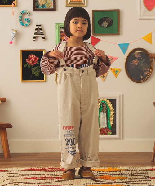 こども ビームス（コドモビームス）の「【別注】PAYDAY / コーデュロイ サスペンダー パンツ 2025FW（100～160cm）（その他パンツ・キッズ・オフホワイト/ブルー・100/110/120/130/140/150/160）」の19枚目の写真