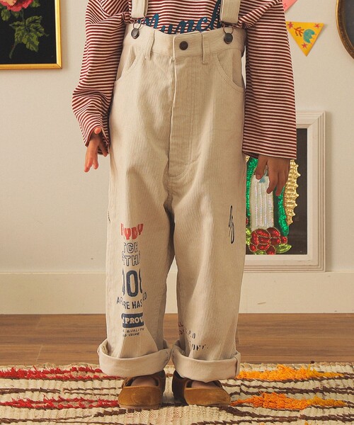 こども ビームス（コドモビームス）の「【別注】PAYDAY / コーデュロイ サスペンダー パンツ 2025FW（100～160cm）（その他パンツ・キッズ・オフホワイト/ブルー・100/110/120/130/140/150/160）」の20枚目の写真