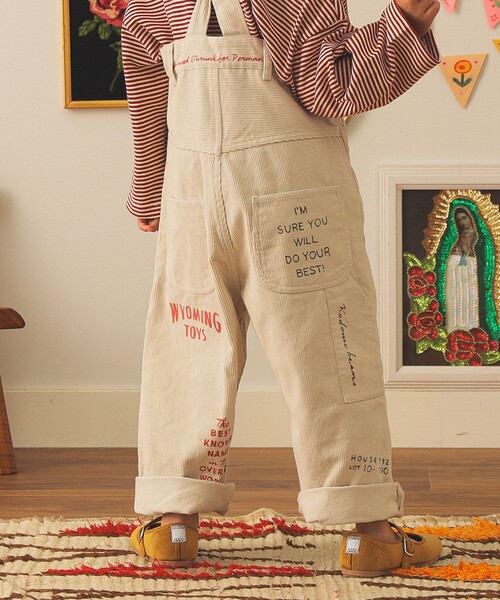 こども ビームス（コドモビームス）の「【別注】PAYDAY / コーデュロイ サスペンダー パンツ 2025FW（100～160cm）（その他パンツ・キッズ・オフホワイト/ブルー・100/110/120/130/140/150/160）」の22枚目の写真