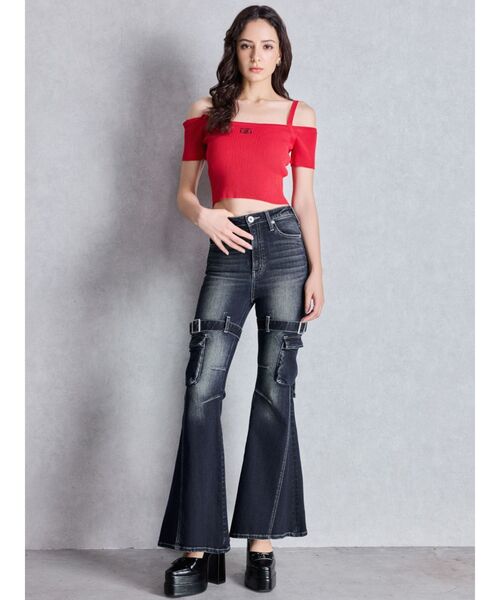 GYDA（ジェイダ）の「GGアンクルストラップチャンキーヒールパンプス（パンプス・レディース・ブラック/レッド・SMALL/MEDIUM/LARGE）」の17枚目の写真