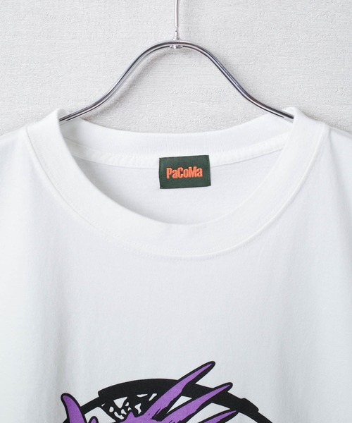 INNOCENT(イノセント)の「【PaCoMa/パコマ】Styraco saurus TEE (ADULT) スティラコサウルス Tシャツ 大人用(Tシャツ/カットソー・メンズ・スミクロ/サックスブルー/オフホワイト/ライトグレー・MEDIUM/LARGE/X-LARGE)」の13枚目の写真