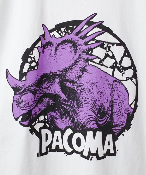 INNOCENT(イノセント)の「【PaCoMa/パコマ】Styraco saurus TEE (ADULT) スティラコサウルス Tシャツ 大人用(Tシャツ/カットソー・メンズ・スミクロ/サックスブルー/オフホワイト/ライトグレー・MEDIUM/LARGE/X-LARGE)」の14枚目の写真