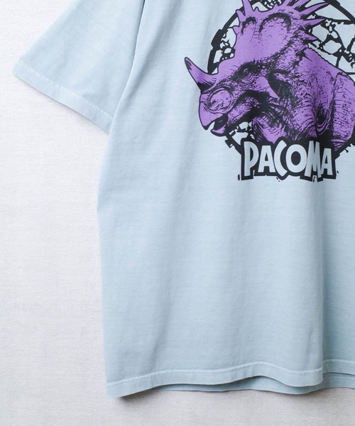INNOCENT(イノセント)の「【PaCoMa/パコマ】Styraco saurus TEE (ADULT) スティラコサウルス Tシャツ 大人用(Tシャツ/カットソー・メンズ・スミクロ/サックスブルー/オフホワイト/ライトグレー・MEDIUM/LARGE/X-LARGE)」の22枚目の写真