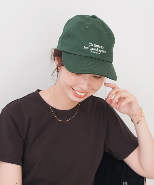 Spick & Span（スピックアンドスパン）の「GOOD ROCK SPEED / グッドロックスピード 別注lettered CAP1（キャップ・レディース・グリーン/ブラック・FREE）」の16枚目の写真