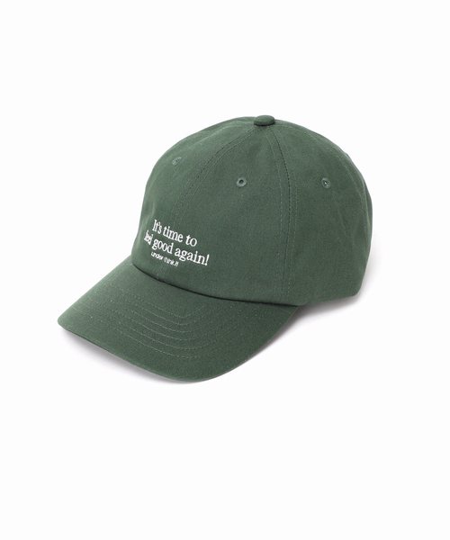 Spick & Span（スピックアンドスパン）の「GOOD ROCK SPEED / グッドロックスピード 別注lettered CAP1（キャップ・レディース・グリーン/ブラック・FREE）」の5枚目の写真