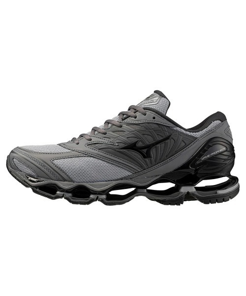 MIZUNO(ミズノ )の「MIZUNO WAVE PROPHECY LS(ミズノ ウェーブ プロフェシー LS)(スニーカー・メンズ・グレー系/ブラック系・26.5cm/27cm/28cm/28.5cm/29cm/23.5cm/24cm/24.5cm/25cm/25.5cm/26cm/23cm/27.5cm/30cm)」の3枚目の写真