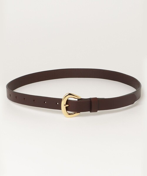 fredy emue（フレディエミュ）の「【atelier brugge/アトリエブルージュ】ラウンドバックルベルト 18mm（ベルト・レディース・ブラウン/ブラック・FREE）」の7枚目の写真