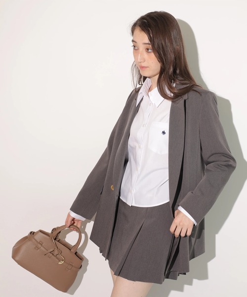 Rirandture（リランドチュール）の「ダブルジャケット（その他アウター・レディース・チャコールグレー/ネイビー/モカ・2/1/0）」の4枚目の写真