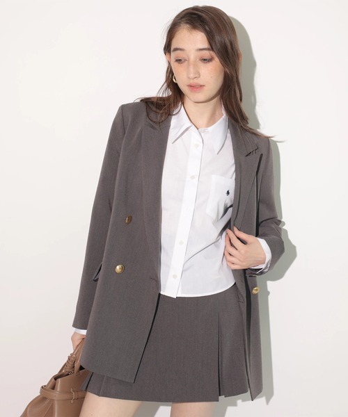 Rirandture（リランドチュール）の「ダブルジャケット（その他アウター・レディース・チャコールグレー/ネイビー/モカ・2/1/0）」の6枚目の写真