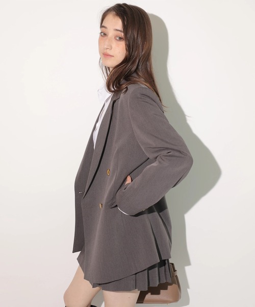 Rirandture（リランドチュール）の「ダブルジャケット（その他アウター・レディース・チャコールグレー/ネイビー/モカ・2/1/0）」の7枚目の写真