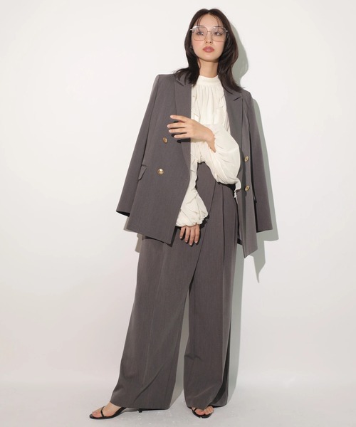 Rirandture（リランドチュール）の「ダブルジャケット（その他アウター・レディース・チャコールグレー/ネイビー/モカ・2/1/0）」の13枚目の写真