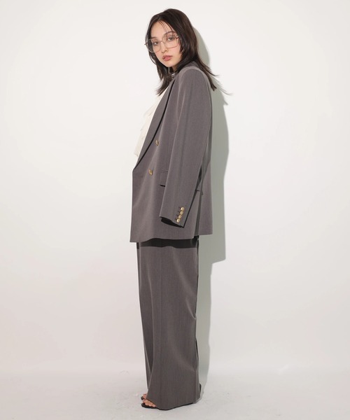 Rirandture（リランドチュール）の「ダブルジャケット（その他アウター・レディース・チャコールグレー/ネイビー/モカ・2/1/0）」の14枚目の写真