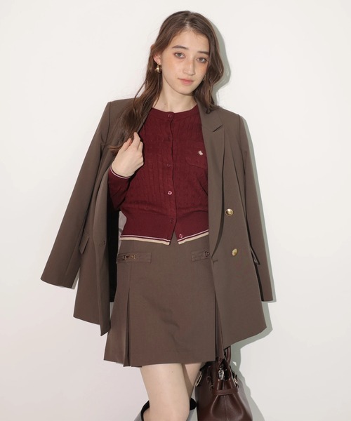 Rirandture（リランドチュール）の「ダブルジャケット（その他アウター・レディース・チャコールグレー/ネイビー/モカ・2/1/0）」の16枚目の写真