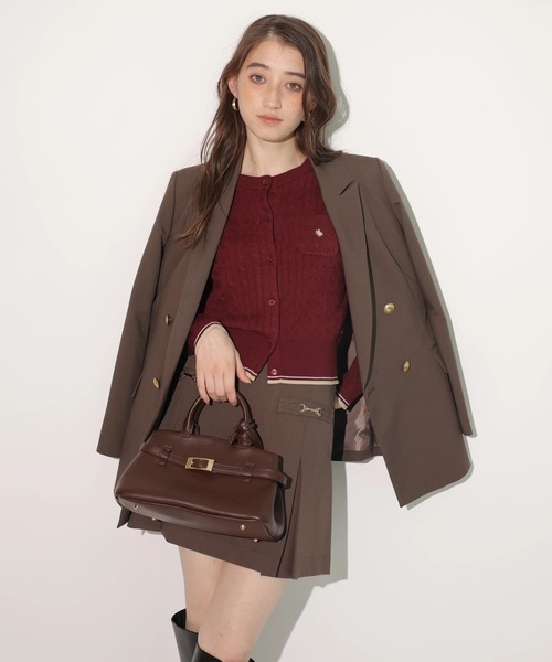 Rirandture（リランドチュール）の「ダブルジャケット（その他アウター・レディース・チャコールグレー/ネイビー/モカ・2/1/0）」の17枚目の写真