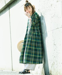 familiar 120 グリーン系チェックワンピース 345690_01.jpg?v=1731385680&