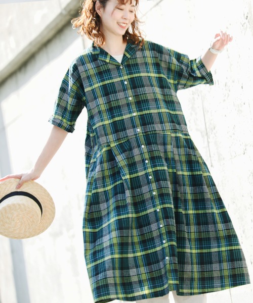 メロンソーダのワンピース（ワンピース）｜soulberry（ソウルベリー